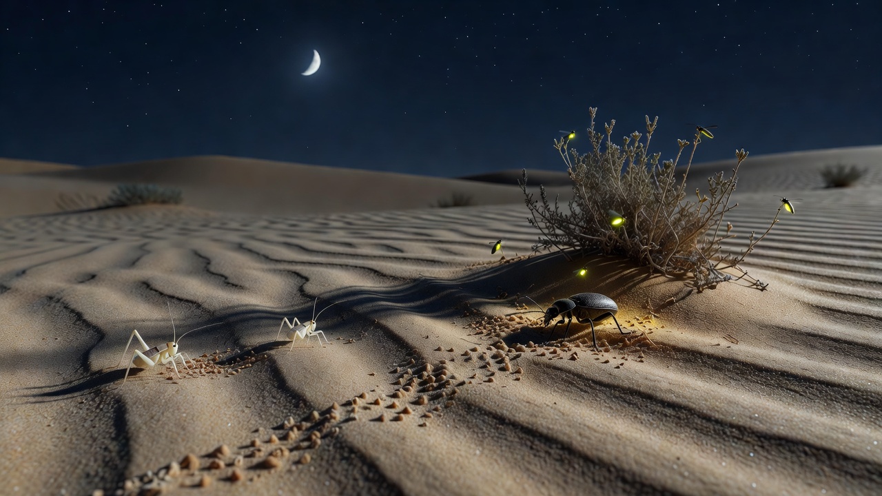 The Hidden Role of Nocturnal Insect Activity in Redistributing Nutrients Across Shifting Sand Formations and Supporting Long-Term Habitat Resilience